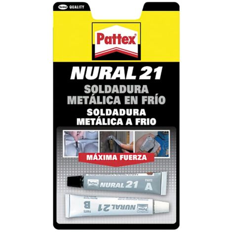 Soldadura Metálica En Frio Pasta 22ml Gris Pattex (1/7)