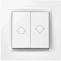 Pulsador persianas simon s10 blanco