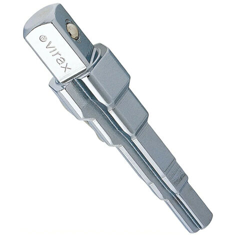 Virax - Llave de montaje escalonado 3/8" - 1/2" - 3/4" - 1" + carraca Ø 1/2" hembra