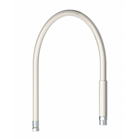 Delabie - Manguera de cocina flexible de calidad alimentaria blanca 1,20m (1/3)