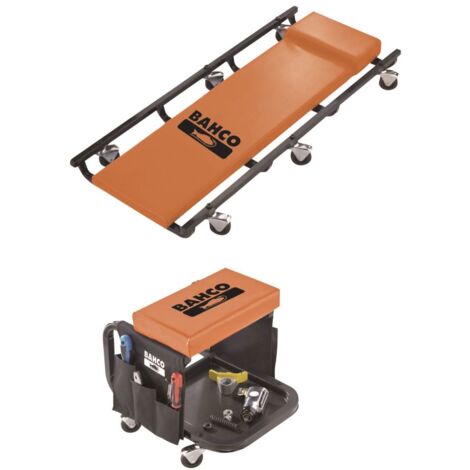 Bahco - Conjunto de carro de visita y taburete carga máxima 116 / 100 kg - BLE304