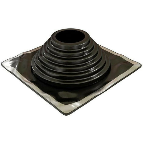 Pipeco TEN 205004 negro n°4 D80 a 153mm base cuadrada 16 tornillos