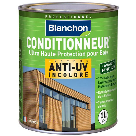 Acondicionador Anti-UV Blanchon 4106608 lata incolora 1L para madera