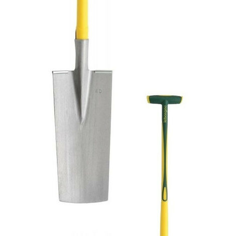 Leborgne Forca Scavata Con Boccola 30 Cm - Manico Novagrip 90 Cm, Altezza 30 Cm, Larghezza 19 Cm - 5