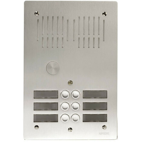 Aiphone - Interfono empotrable de 6 botones, 2 filas, 270 mm de altura - PA6B
