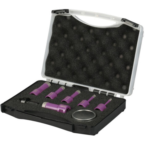 Juego de 6 brocas de diamante en seco 11101451 M14 D6-8-10-12-18-22mm