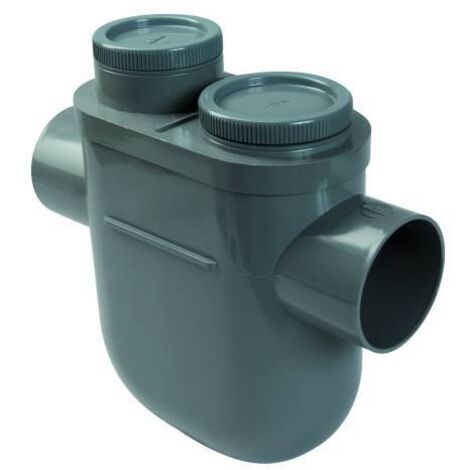Sifón monobloque Nicoll YDT D100mm FF para encolado
