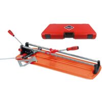 Rubi - Cortadora manual de longitud de corte de 66 cm, corte diagonal 46x46 cm con estuche - TS-66 MAX Naranja
