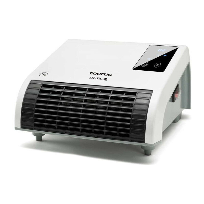 De'Longhi HFS30B24.W Termoventilatore da tavolo, 2 livelli di potenza,  ventilazione estiva, protezione antigoccia, maniglia