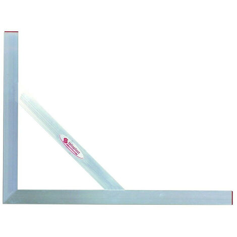 Squadra Da Muratore Ausonia 100cm - In Acciaio Ad Alta Resistenza, Verniciatura Epossidica, Made In Italy