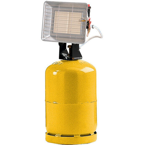 Black Friday - Sovelor - Riscaldatore radiante mobile a butano o propano 4200W - SOLOR4200SA