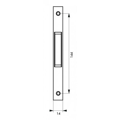 Thirard - Serratura a rullo da incasso - 13919