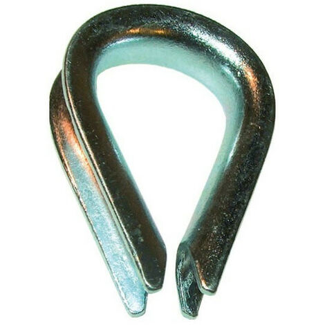 Ditali Per Funi Zincati DIN 6899B - Confezione Da 4 Pezzi Da 14 Mm, Per Occhielli E Protezione Cavi - Foto 2