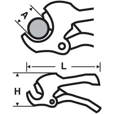Virax - Coupe-tube plastique 40 mm