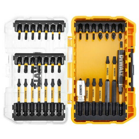 Inserto d'avvitatura in valigetta toughcase DEWALT - 37 pezzi - Ø 25/57/89 mm - DT70732T-QZ