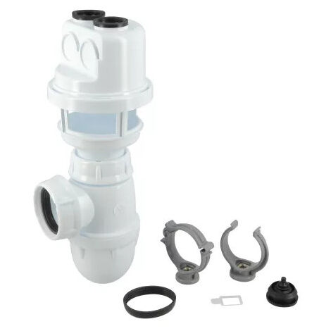 Sifone Nicoll 201296 per addolcitore e osmosi 18-40 mm bianco