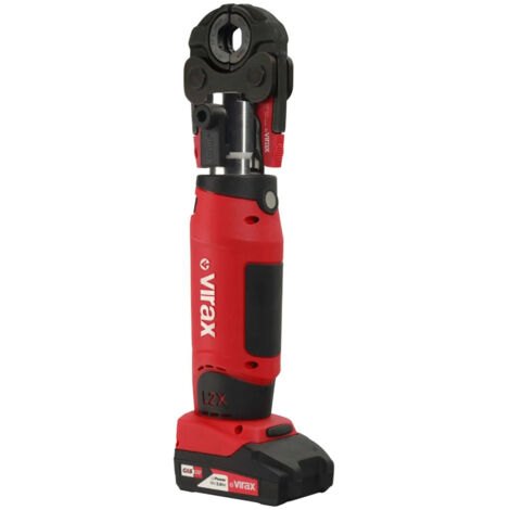 Pinza crimpatrice elettromeccanica VIPER L2X + inserti TH16-20-26 + 2 batterie - VIRAX - 253577