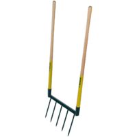 LEBORGNE - Biogrif 5 denti saldati 50 cm di larghezza manico in legno 110cm certificato PEFC 100% - 320320