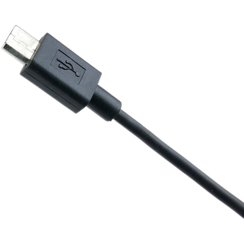 CableMarkt - Kabel mit USB-C-Stecker 3.0 auf Micro-USB-B-Stecker 2.0 in  Schwarz, 1 m