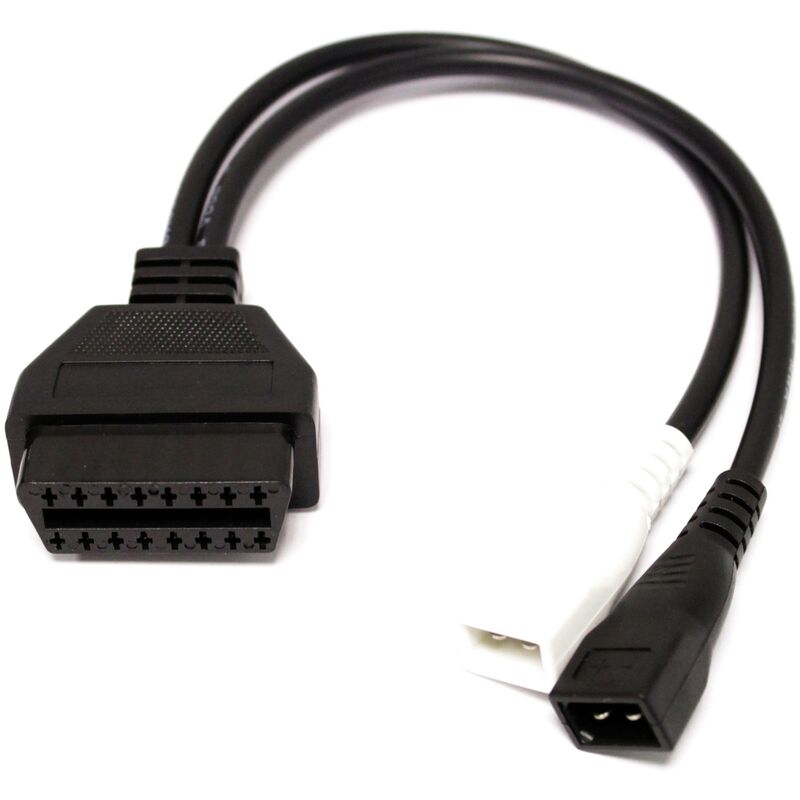 CableMarkt - OBD2 auf 2Pin + 2Pin Adapterkabel kompatibel mit Audi
