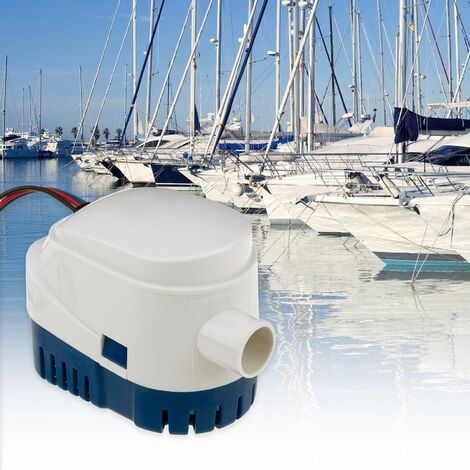 CableMarkt - Elektrische Tauch-bilgenpumpe für Boote mit Schalter 4100 l/h  12 VDC 3A