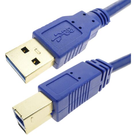 USB 3.0 SuperSpeed Kabel 3 Meter schwarz, USB 3.0 Stecker (Typ A) > USB 3.0  Stecker (Typ B)