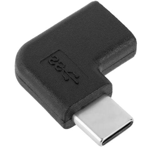 CableMarkt - Abgewinkelter USB 3.1 Type-C Stecker auf Buchse Adapter