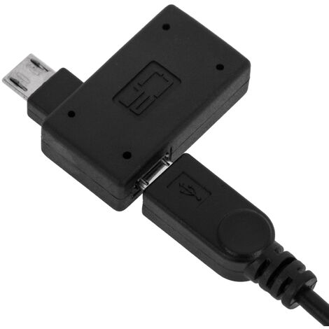 230V Netzteil mit USB-A & USB-C Buchsen, 28 Watt, schwarz