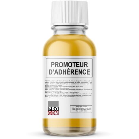 Promoteur d'adhérence, additif de renforcement d'adhérence pour peinture, résine, agent de liaison, Formule concentrée PROCOM http://www.peinture-etancheite.com/img/co/391.jpg 100 ml (1/3)