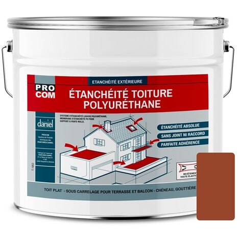 Étanchéité toiture polyuréthane - Étanchéité toit terrasse, toit plat PROCOM 8d4931 15 Kg