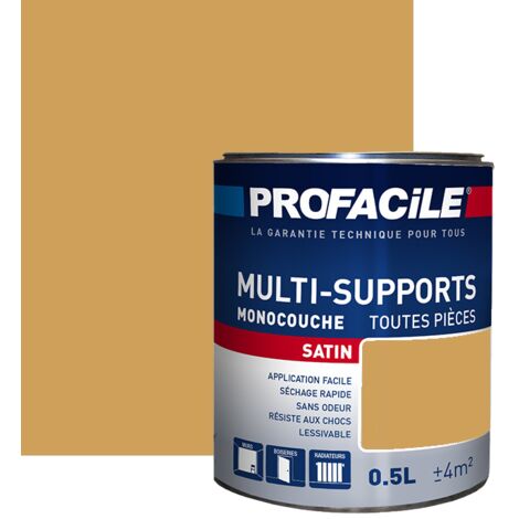 Peinture intérieure multi-supports, satin, murs, plafonds, boiseries, radiateurs, sans odeur, plusieurs teintes PROFACILE CEA05A 0.5 litre