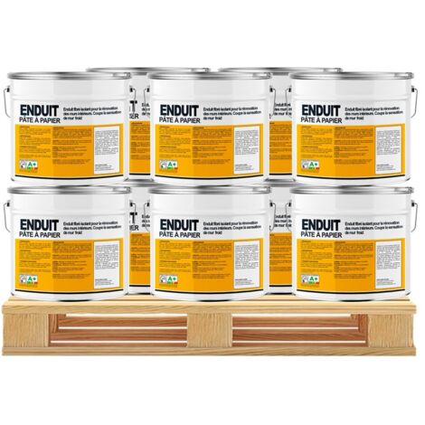 Pâte à papier à base de fibres naturelles, enduit décoratif intérieur, thermo-isolant, correcteur acoustique ECRAN77 f3f3f3 10 x 15 Kg (1/3)