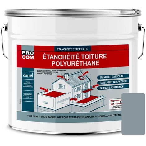 Étanchéité toiture polyuréthane - Étanchéité toit terrasse, toit plat PROCOM 8c969d 15 Kg