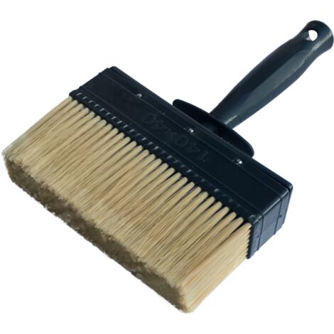 Brosse à encoller 14 x 4 cm – Pour enduit ciment d'étanchéité C3 et bitume BITUFLASH – Évite le bullage des enduits