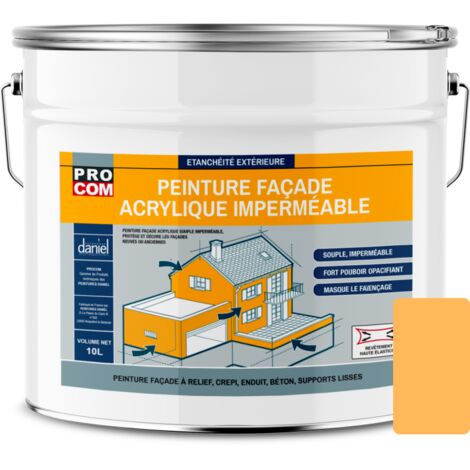 Peinture façade PROCOM crépi, façade à relief, imperméabilisation et protection des façades - Durable jusqu'à 10 ans f7b969 10 litres