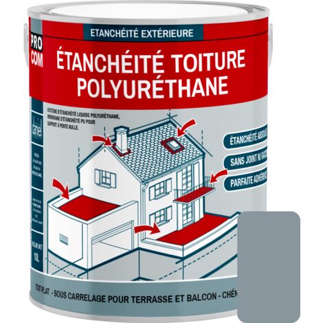 Étanchéité toiture polyuréthane - Étanchéité toit terrasse, toit plat PROCOM 8c969d 3.5 Kg