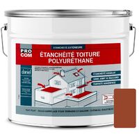 Étanchéité toiture polyuréthane - Étanchéité toit terrasse, toit plat PROCOM 8d4931 15 Kg