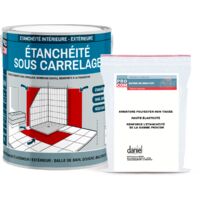 Procom – Résine d'étanchéité sous carrelage 2.5L – Protection à l'eau pour douche et pièces humides – Membrane continue sans joint – Application facile