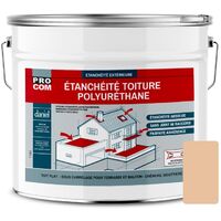 Étanchéité toiture polyuréthane - Étanchéité toit terrasse, toit plat PROCOM e3c2a3 15 Kg
