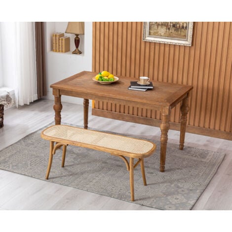 Rattan dining outlet bench seat