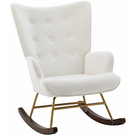 Cheap white hot sale rocking chair