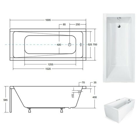 Sitemapcdatahttpsmodeinf Inetcombaignoire 170x70 Avec Tablier