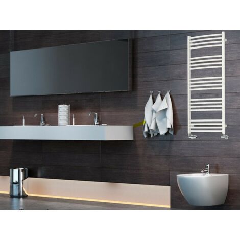 Secador de toallas eléctrico blanco - SOFIA- 800 watt - 138 x 60 (1/5)