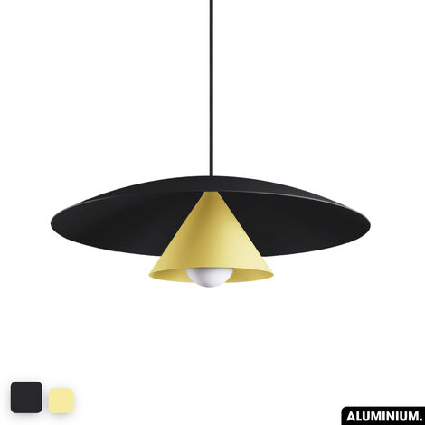 Lampe de suspension - OLEMI NOIR - CITRON (1/3)