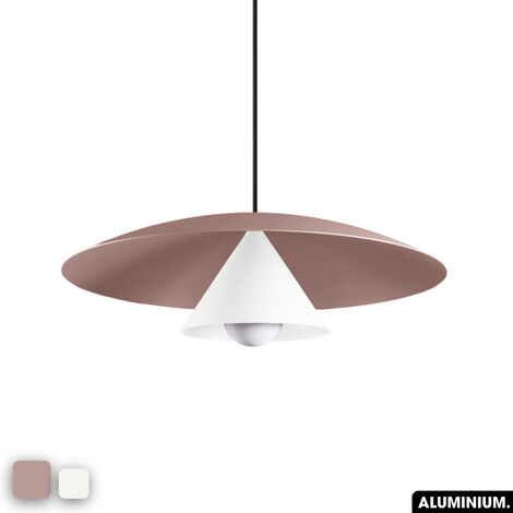 Lampe de suspension - OLEMI ROSE - BLANC (1/3)