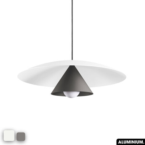 Lampe de suspension - OLEMI BLANC - GRIS (1/3)