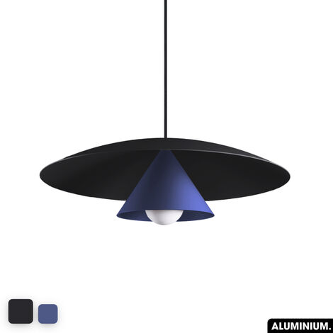 Lampe de suspension - OLEMI NOIR - INDIGO (1/3)