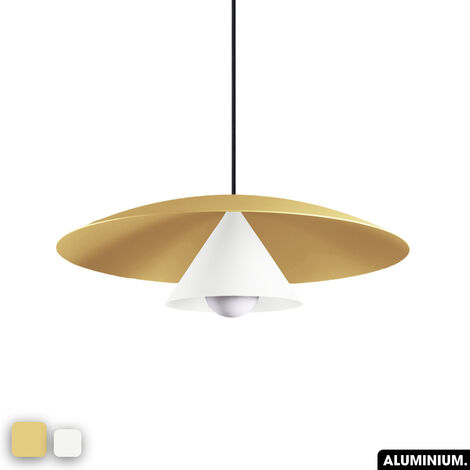 Lampe de suspension - OLEMI CITRON - BLANC (1/3)