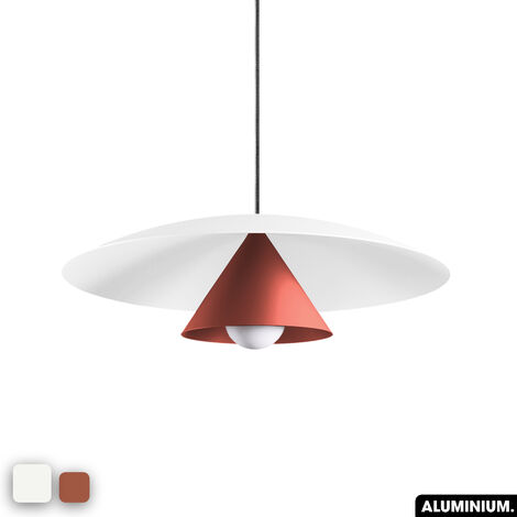 Lampe de suspension - OLEMI BLANC - TERRE ROUGE (1/3)