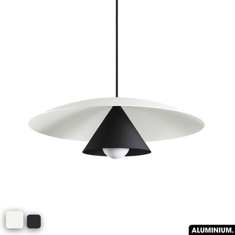 Lampe de suspension - OLEMI  BLANC - NOIR (1/3)